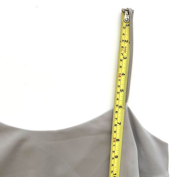 Jenny Yoo Light Grey Blake Maxi Bridesmaid Prom Formal Dress - Picture 13 of 16